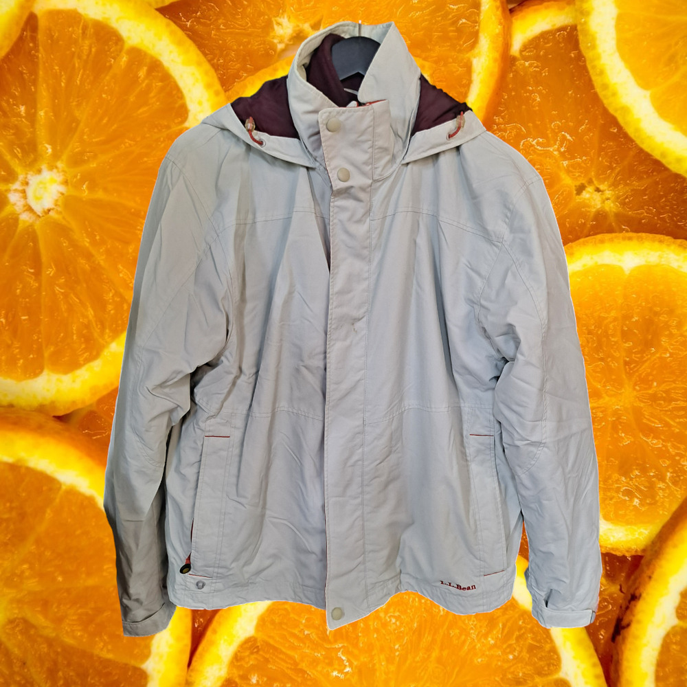 L.L. Bean 2 in 1 Jacket With Zip In Liner Size Medium